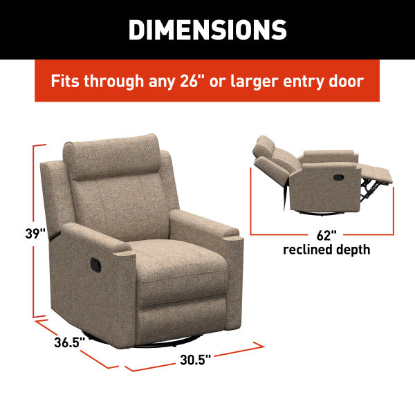 Thomas Payne Swivel Glider Recliner (MPN: 2024044211)
