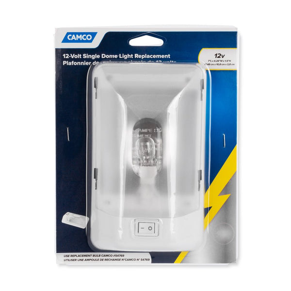 Camco Single Dome Light Replacement (MPN: 41330)