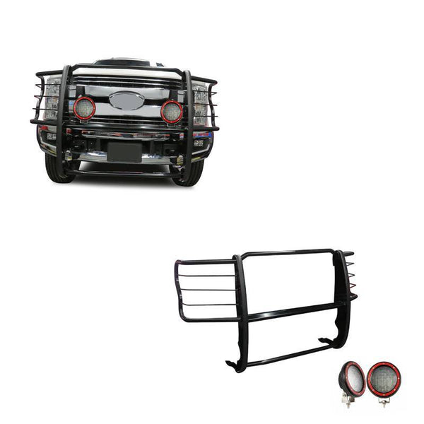 Black Horse Grille Guard Kit (MPN: 17FB28MA-PLFR)