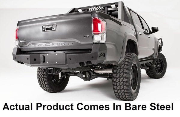 Fab Fours Tacoma Rear Replacement Bumper (MPN: TT16-W3651-B)