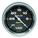 AutoMeter Carbon Fiber Vacuum Gauge (MPN: 4871)