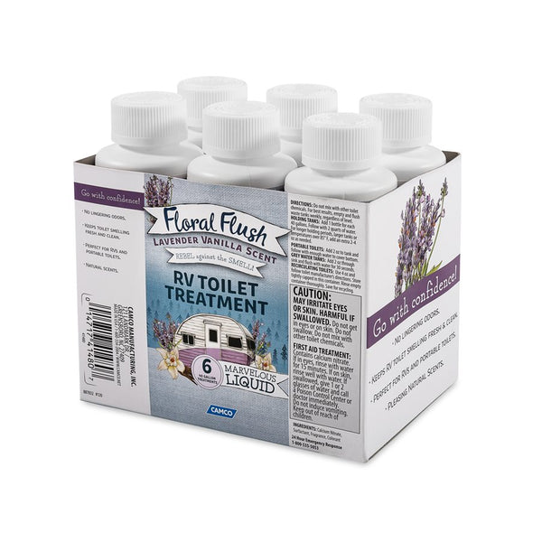 Waste holding tank treatment with floral flush (MPN: 41480)