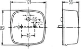 HELLA Tail Light Assembly (MPN: 002578701)