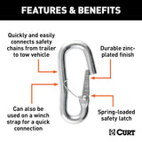 Trailer Safety Chain Hook (MPN: 81288)