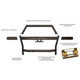 Black Horse Off Road Grille Guard (MPN: RAGF20-K1)