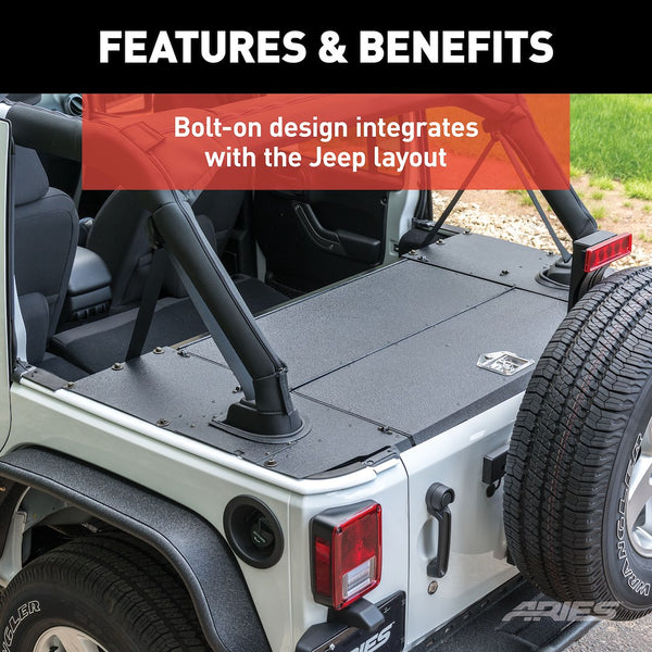Aries Jeep Security Cargo Lid (MPN: ALC25000-00)