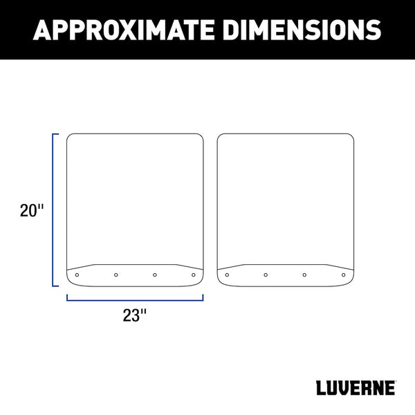 Luverne Textured Rubber Mud Guards (MPN: 251124)