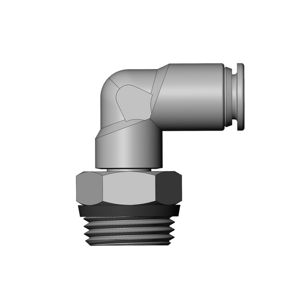1/4 Inch PTC x 1/4 Inch NPT Elbow Fitting (MPN: 88-90005)
