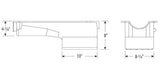 Moroso Street Strip Oil Pan (MPN: 20408)