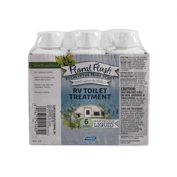 Waste holding tank treatment with floral flush (MPN: 41482)