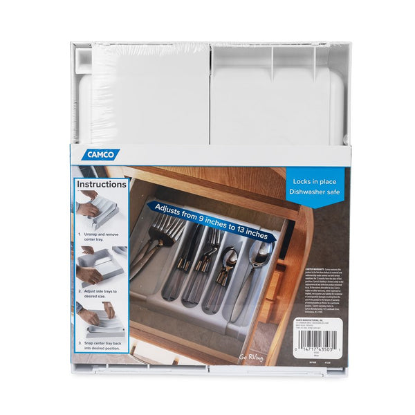 Adjustable Cutlery Tray for RV and Marine Use (MPN: 43503)