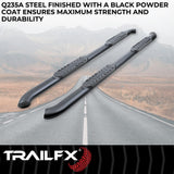 TrailFX 4 Inch Oval Tube Side Steps (MPN: A1018T)