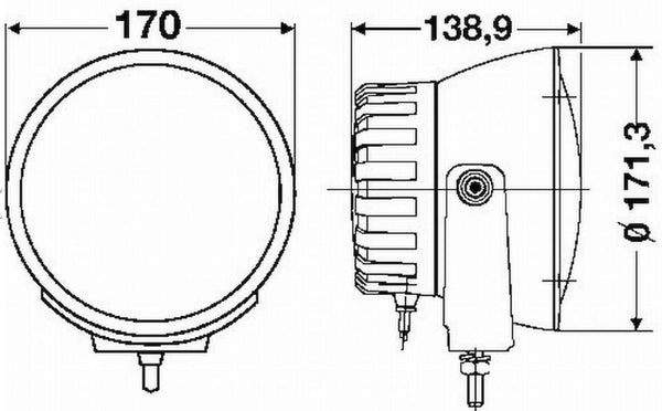 Hella Rallye 4000 Driving Fog Light (MPN: 009094331)