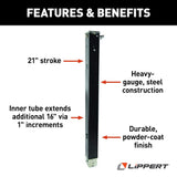 Lippert Components Trailer Landing Gear Leg (MPN: 179014)