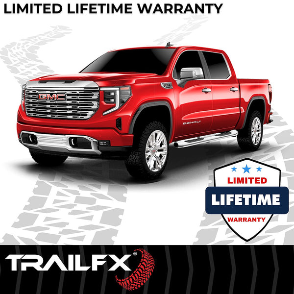 TrailFX 5 Inch Oval Bent Side Bars (MPN: A7086S)