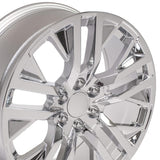 OE Wheels CV38 Chrome Plated Wheel (MPN: CV38-22090-6550-28C)