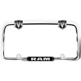 Cruiser License Plate Frame with Black Ram Logo (MPN: 11135)