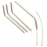 Norpro Stainless Steel Curved Beverage Straws (MPN: 436)