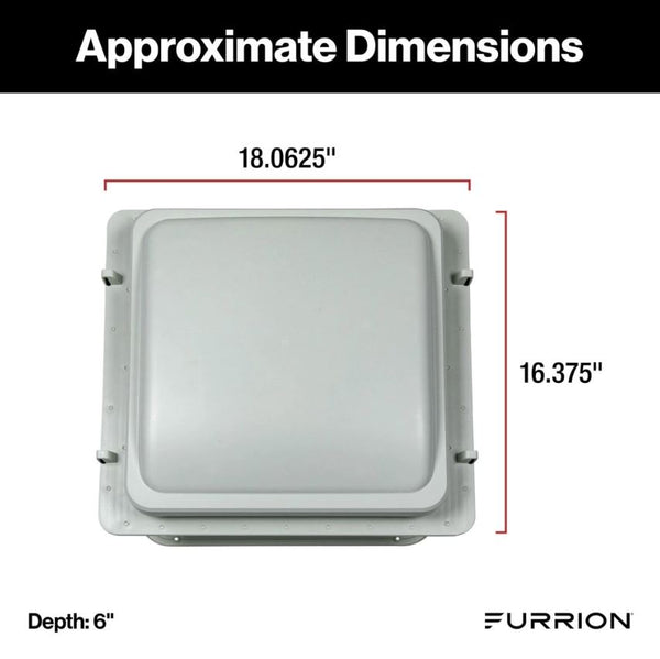 Furrion RV Roof Vent Fan (MPN: FVF14D90R6A-PW-AM)