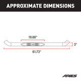 Aries 3 Inch Round Nerf Bar (MPN: 203035)