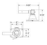 Taco Fishing Outrigger Mount (MPN: GS-170-2)