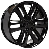 OE Wheels FR76 Gloss Black Wheel (MPN: FR76-22090-6135-44B)