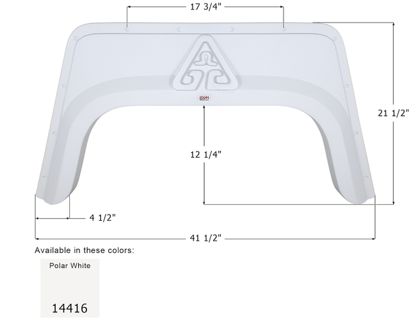 Icon Fender Skirt for Glendale Class C RVs (MPN: 14416)