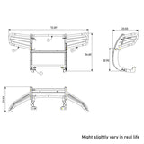 Black Horse Grille Guard Kit (MPN: 17H151402MA-PLFB)