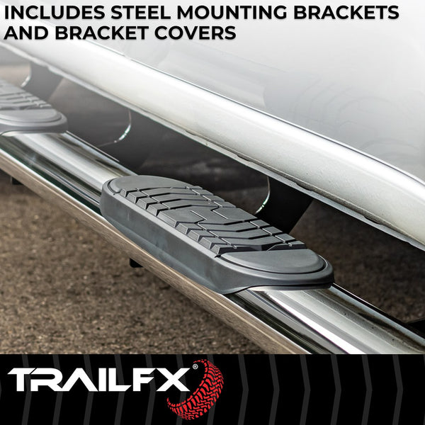 TrailFX 5 Inch Oval Bent Side Bars (MPN: A7081S)