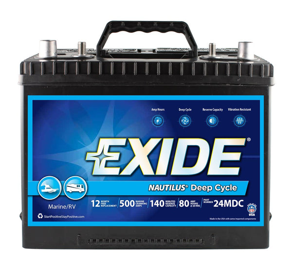 Exide Technologies Marine Deep Cycle Battery (MPN: 24MDC)