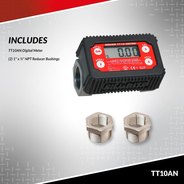 Fill-Rite Flow Meter TT10 Series (MPN: TT10AN)