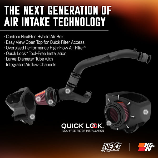 K&N Cold Air Intake System (MPN: 50-2628)