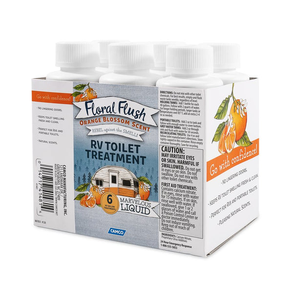 Waste holding tank treatment with floral flush (MPN: 41481)