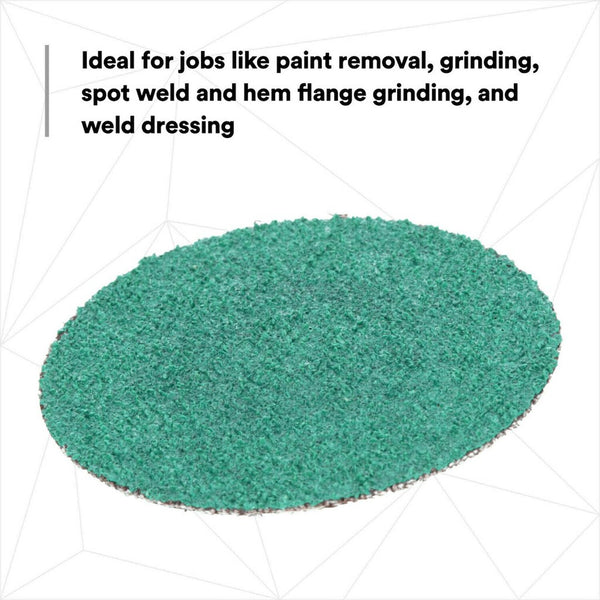 3M Roloc Green Corps Abrasive Disc (MPN: 36534)