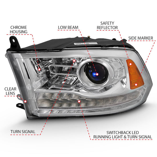 AnzoUSA Headlight Assembly (MPN: 111440)