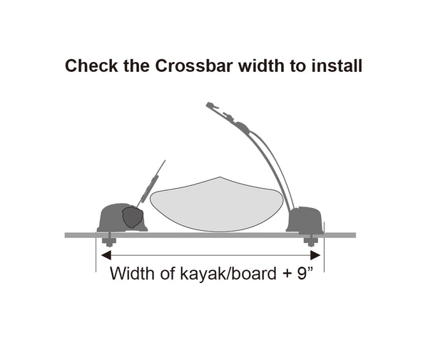 INNO Kayak Carrier Roof Rack Kit (MPN: INA446)