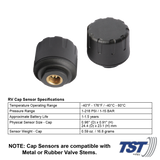 Truck System Technology Tire Pressure Monitoring System (MPN: TST-770-RV-4-TC)