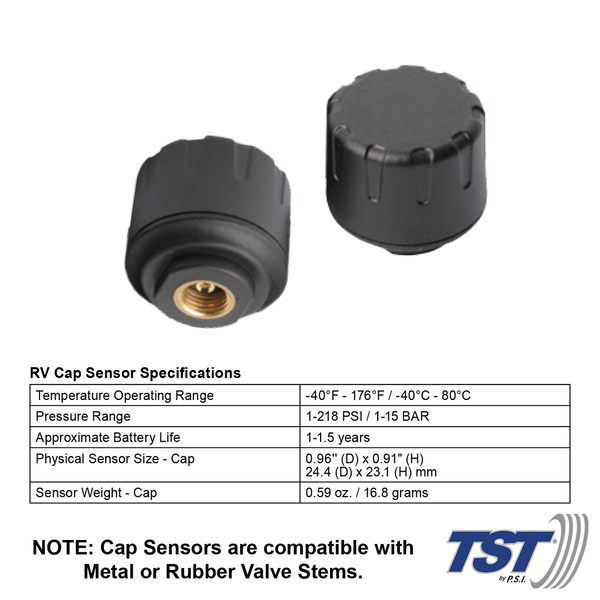 Truck System Technology Tire Pressure Monitoring System (MPN: TST-770-RV-4-TC)