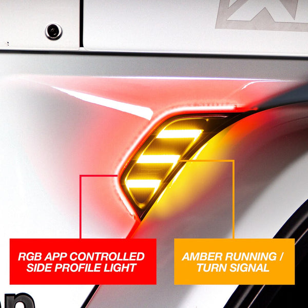 XK Glow Side Marker Light (MPN: XK-VENT-RGB-KIT)