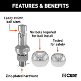 CURT Switch Ball Trailer Hitch Ball (MPN: 42280)