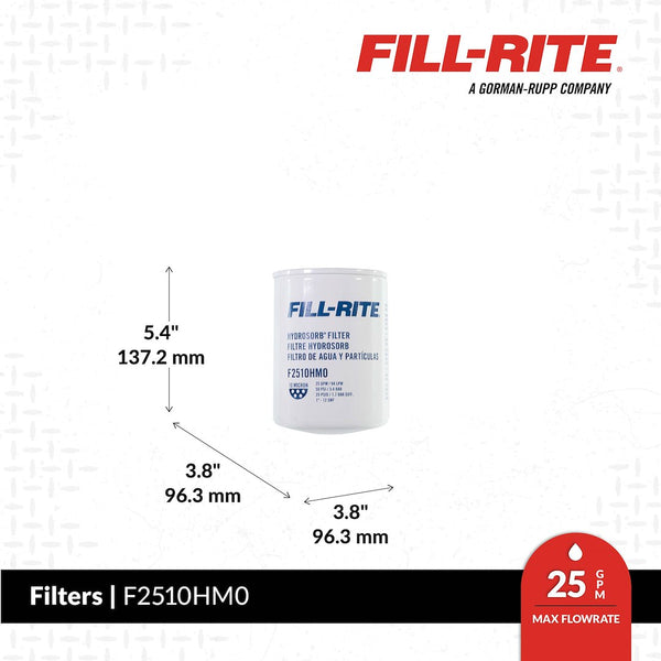 Fill-Rite Liquid Transfer Tank Pump Filter (MPN: F2510HM0)