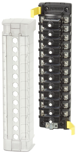 Blue Sea Circuit Breaker Block 12 Position Independent Source (MPN: 5051-BSS)