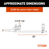 CURT TruTrack Weight Distribution Hitch (MPN: 17601)