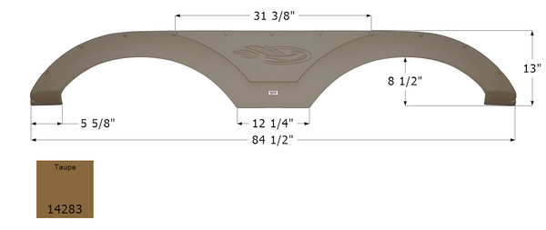 Icon Fender Skirt for Tandem Axle RVs (MPN: 14283)
