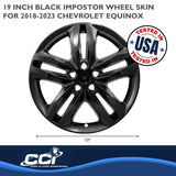 Coast To Coast Impostor Wheel Skin (MPN: IWCIMP415BLK)