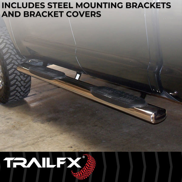 TrailFX 6 Inch Oval Straight Nerf Bar (MPN: A8201S)