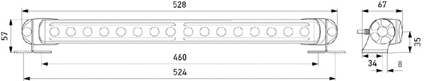 Hella LED Light Bar (MPN: 958140001)