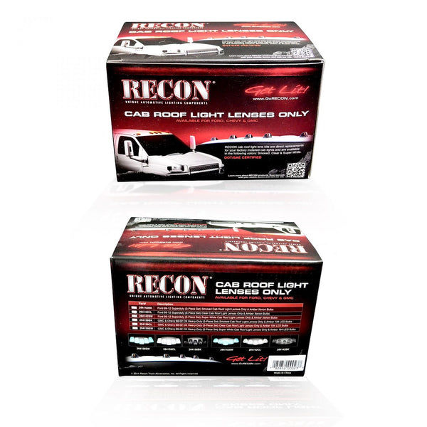 Recon Accessories Roof Marker Light Set (MPN: 264142BK)