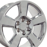 OE Wheels CV76 20 Inch Chrome Plated Wheel (MPN: CV76-20090-6550-27C)