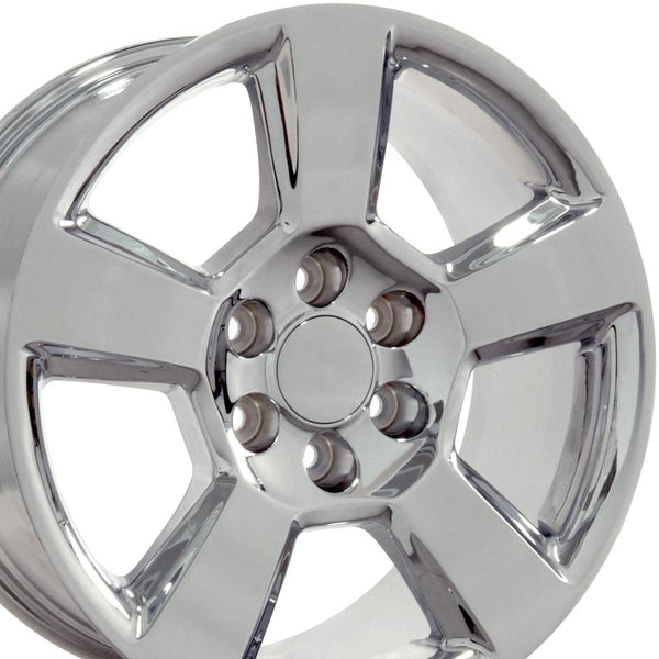 OE Wheels CV76 20 Inch Chrome Plated Wheel (MPN: CV76-20090-6550-27C)
